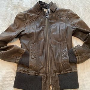 Vintage Mackage x Aritzia leather jacket